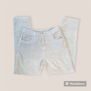 Vintage‎ Bill Blass corduroy straight leg pant sz 10 cotton cottagecore neutral